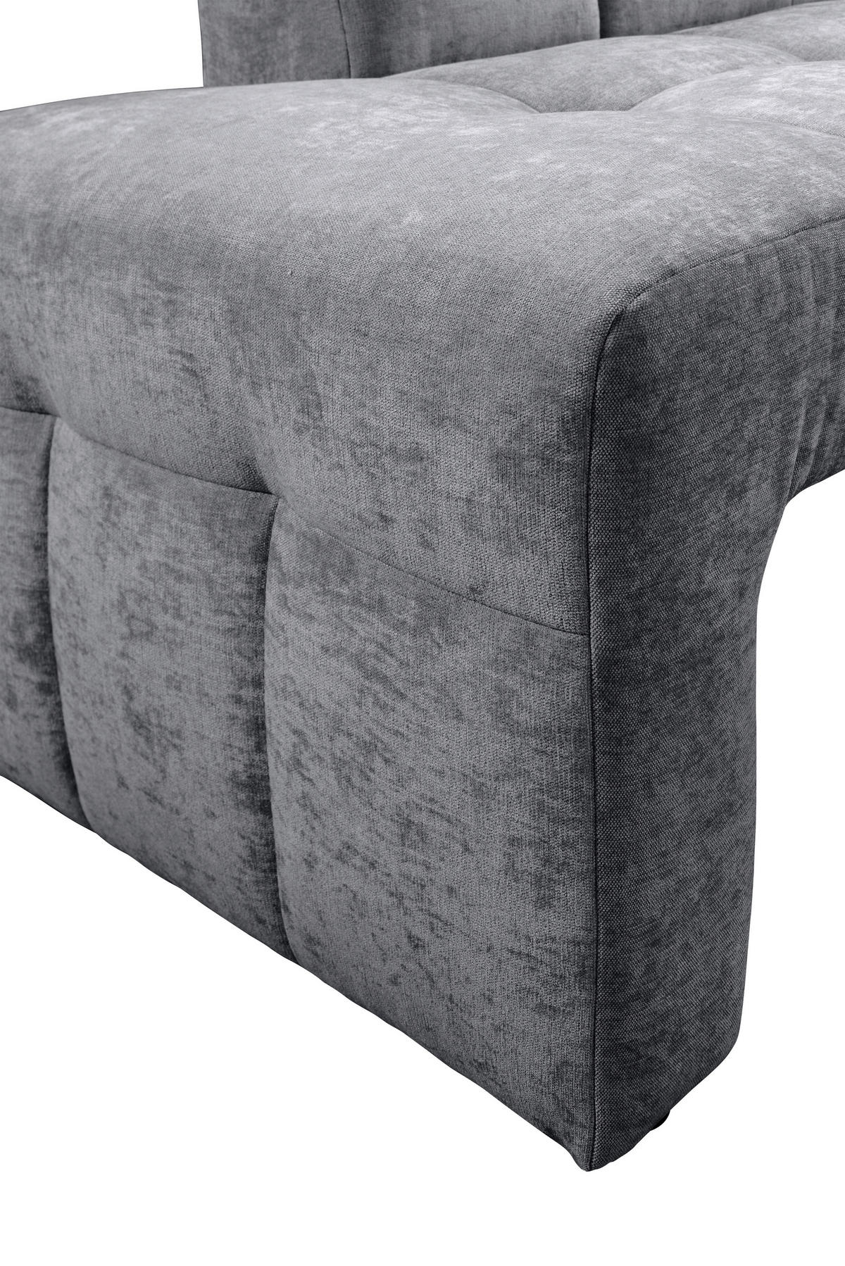KLUPA KUTNA  antracit  drvo, tekstil, drvni materijal      - crna/antracit, Moderno, drvni materijal/drvo (265/197cm) - Livetastic