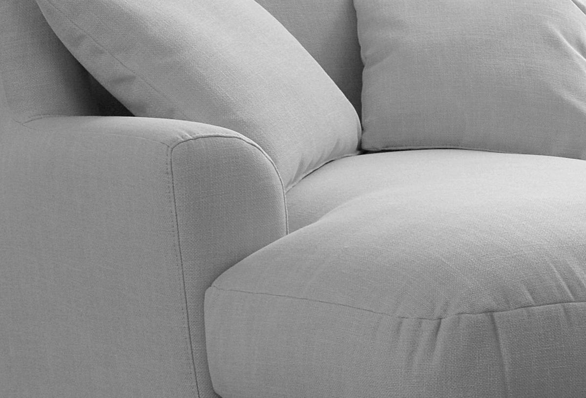 XXL-SESSEL in Silberfarben  - Beige/Dunkelbraun, Modern, Holzwerkstoff/Textil (109/104/145cm) - Sit & More