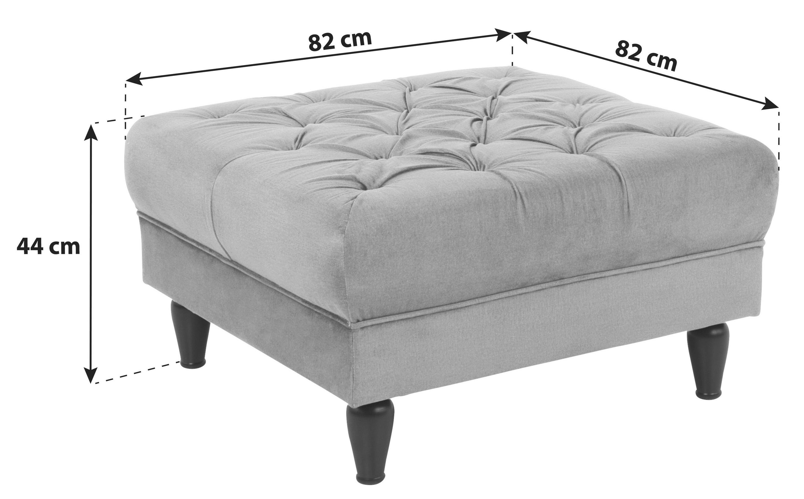 Thumbnail - Mid.you Hocker, Olivgrün, Textil, Buche, vollmassiv, quadratisch, 82x44x82 cm, Made in EU, Wohnzimmer, Hocker, Sitzhocke...