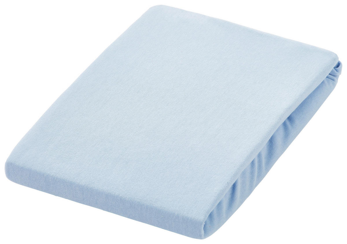 DETSKÁ NAPÍNACIA PLACHTA 60-70/120-140 cm  - modrá, Basics, textil (60-70/120-140cm) - Patinio