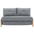 SCHLAFSOFA in Holz, Metall, Textil Grau - Sandfarben/Eichefarben, MODERN, Holz/Textil (147/67/96cm) - Innovation SCHLAFSOFA in Holz, Metall, Textil Grau - Sandfarben/Eichefarben, MODERN, Holz/Textil (147/67/96cm) - Innovation