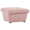 HOCKER Webstoff Rosa  - Schwarz/Rosa, Design, Kunststoff/Textil (74/43/85cm) - LOOKS by W.Joop