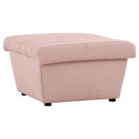 HOCKER Webstoff Rosa  - Schwarz/Rosa, Design, Kunststoff/Textil (74/43/85cm) - LOOKS by W.Joop