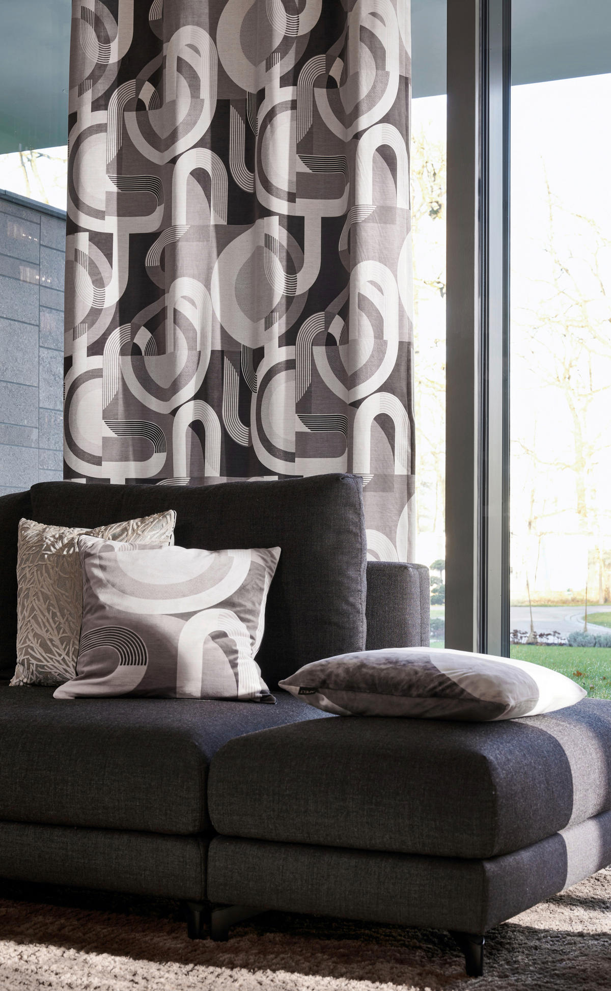 KISSENHÜLLE 46/46 cm  - Naturfarben, Design, Textil (46/46cm) - Apelt