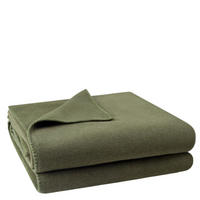 FLEECEDECKE zoeppritz since 1828 160/200 cm  - Olivgrün/Grün, Basics, Textil (160/200cm) - Zoeppritz