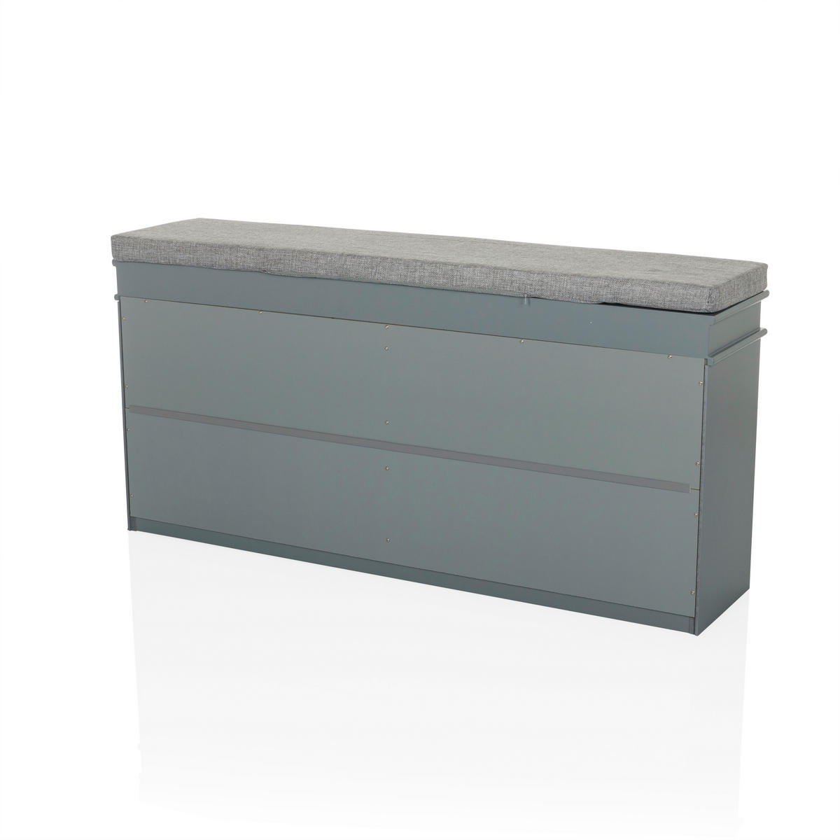 SCHUHSCHRANK  in  - Silberfarben/Grau, MODERN, Holzwerkstoff/Metall (104/52/24cm) - MID.YOU