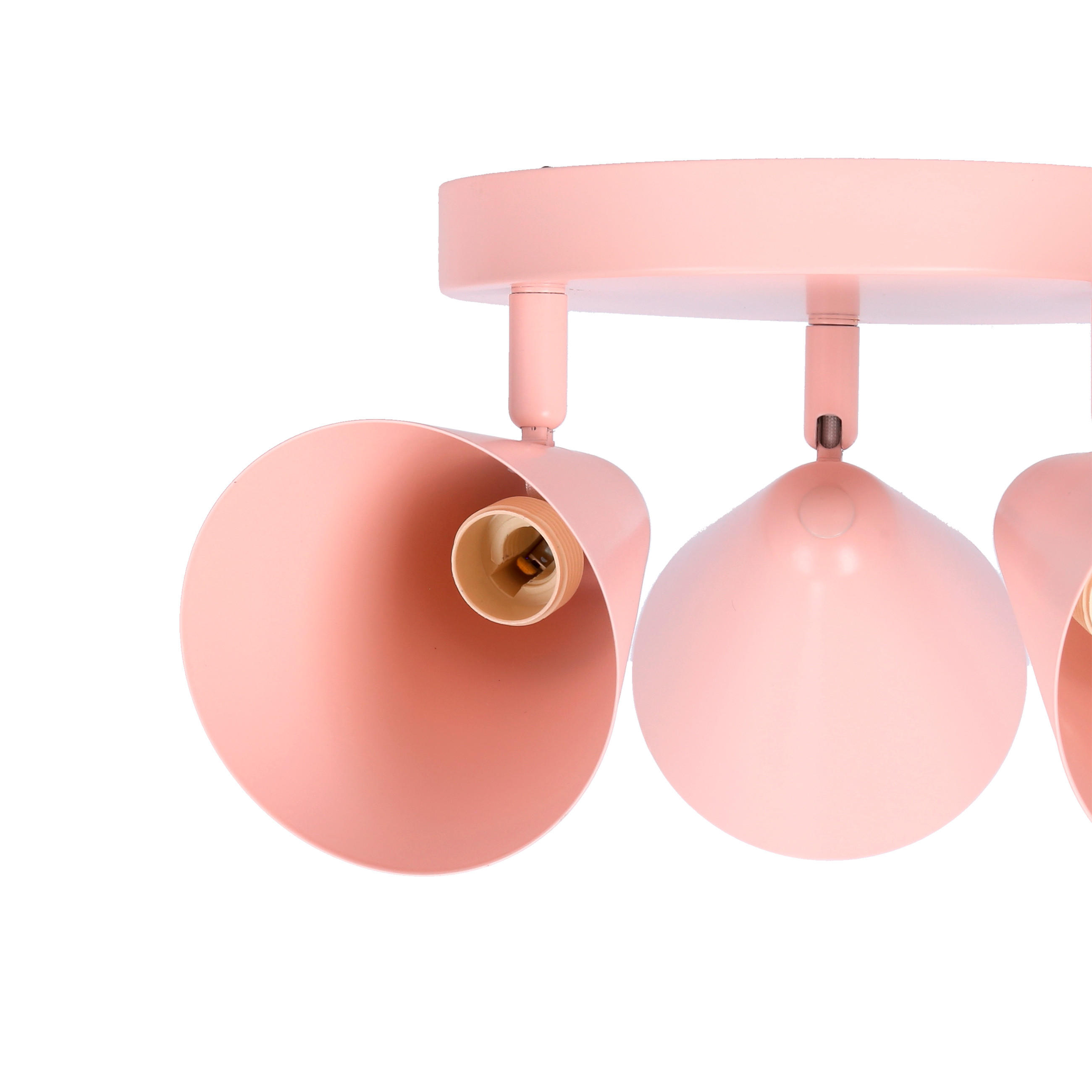 DECKENSTRAHLER Amor 34/34/16 cm   - Pink, Trend, Metall (34/34/16cm)