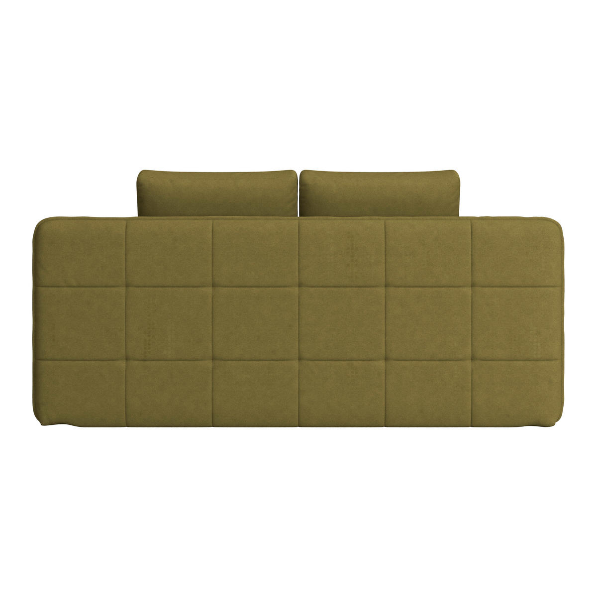 SCHLAFSOFA in Webstoff Olivgrün  - Schwarz/Olivgrün, Modern, Kunststoff/Textil (202/73-92/105cm) - MID.YOU