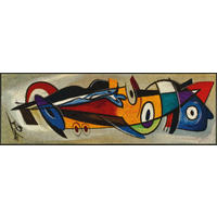 LÄUFER 60/180 cm Positive Flow I Multicolor  - Multicolor, KONVENTIONELL, Kunststoff (60/180cm) - wash+dry