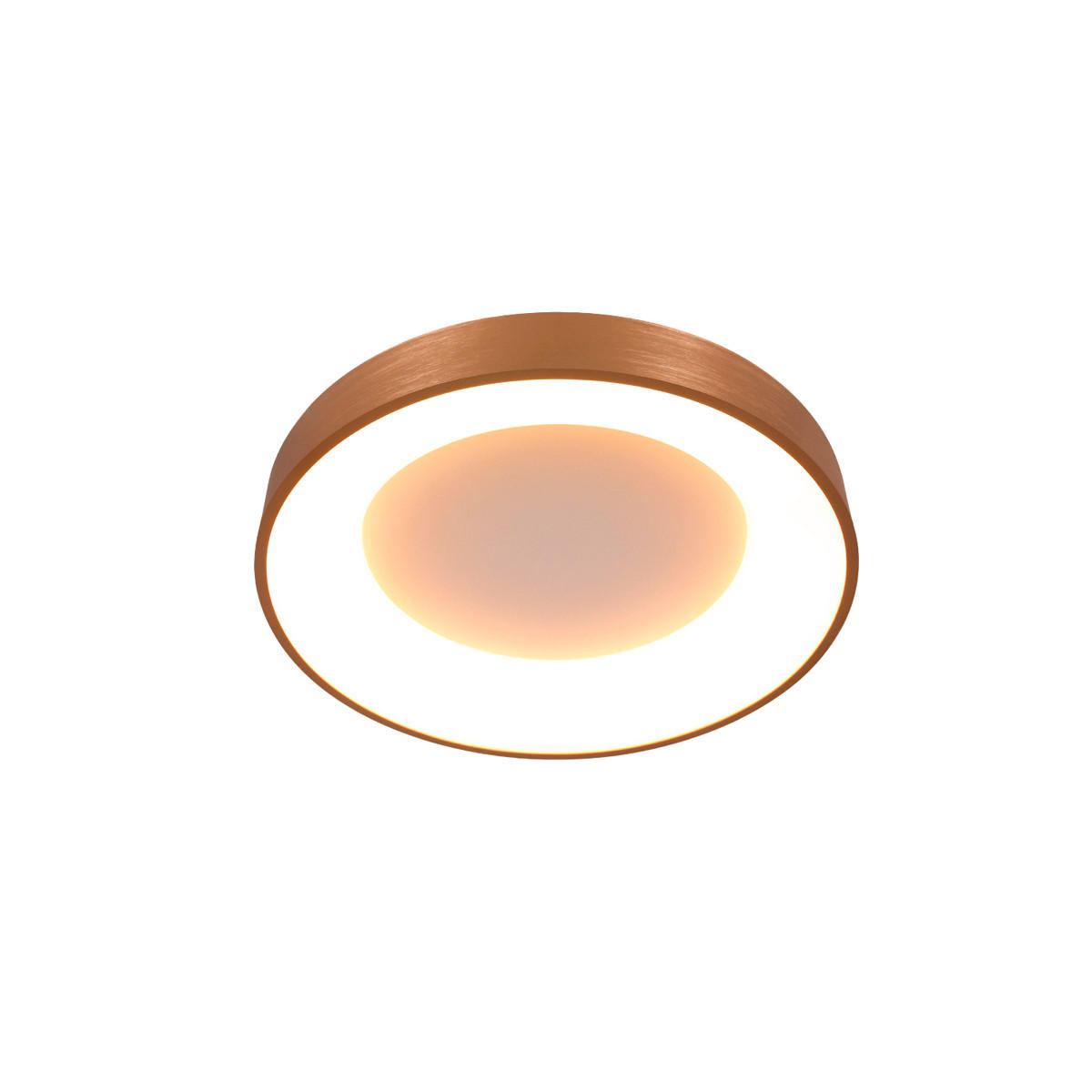 LED-DECKENLEUCHTE Ringlede 30/9 cm   - Goldfarben, Basics, Kunststoff/Metall (30/9cm)