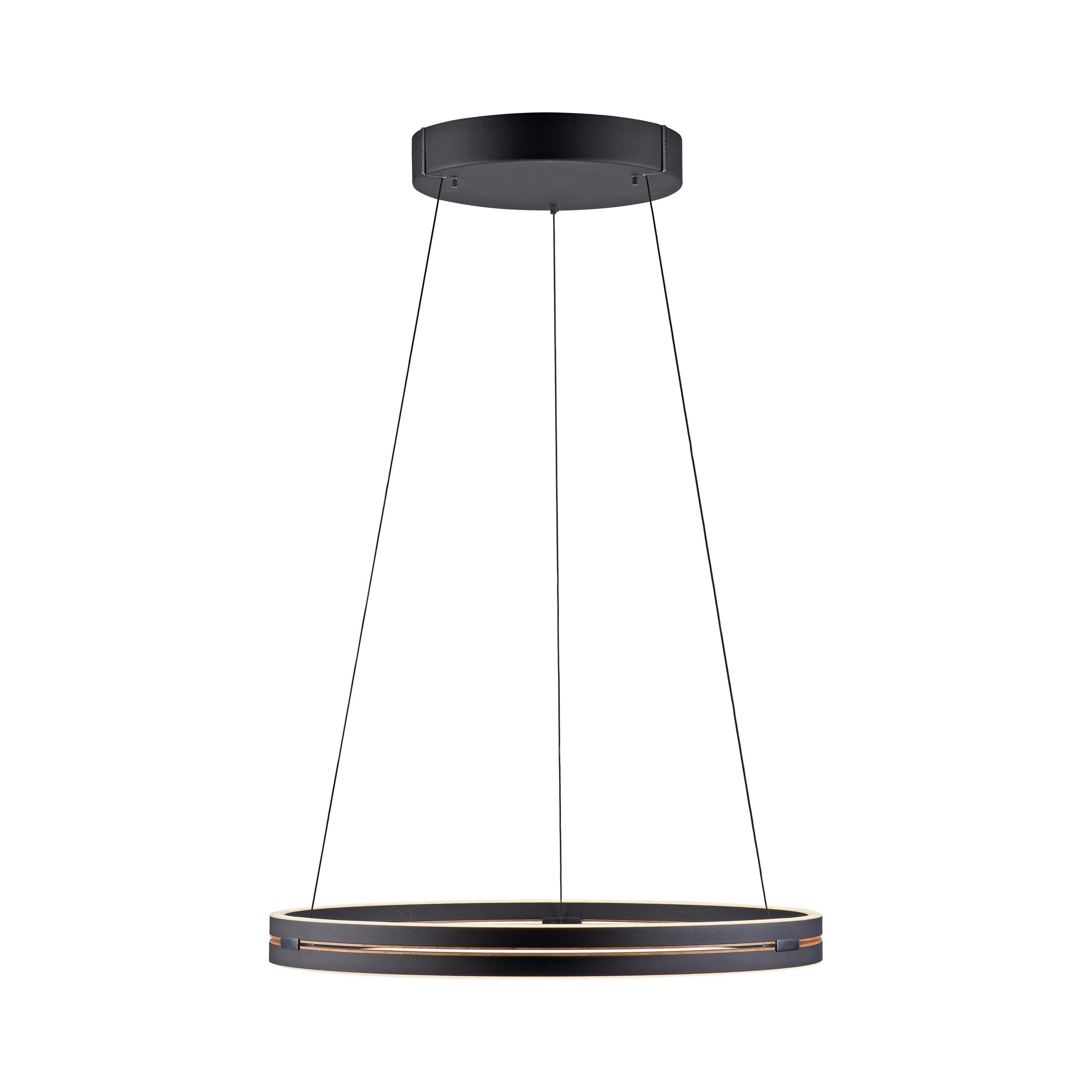 LED-HÄNGELEUCHTE 70.1/70.1/350 cm    - Schwarz, Design, Kunststoff/Metall (70.1/70.1/350cm) - Neuhaus PURE