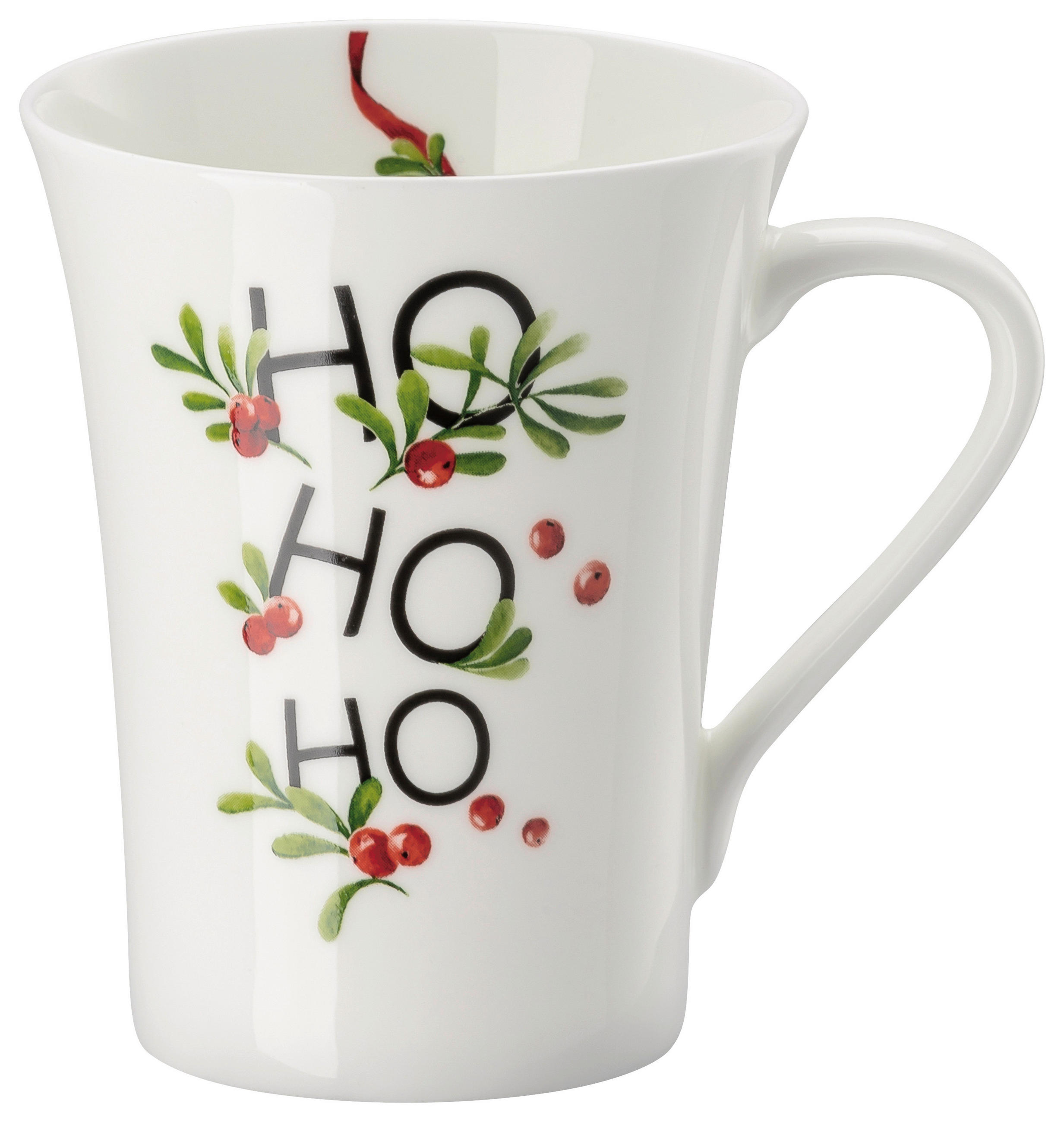 Hutschenreuther Kaffeebecher My Christmas Mug Rot, Weiß, Dunkelgrün 10x11x12 cm