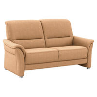 2,5-SITZER  in Flachgewebe Gelb  - Gelb/Alufarben, KONVENTIONELL, Textil/Metall (172/96/93cm) - Beldomo Premium