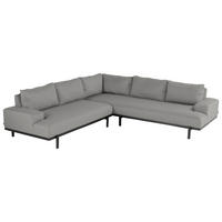 TERASOVÁ SEDACÍ SOUPRAVA kov - šedá, Lifestyle, kov (260/166/68cm) - Amatio