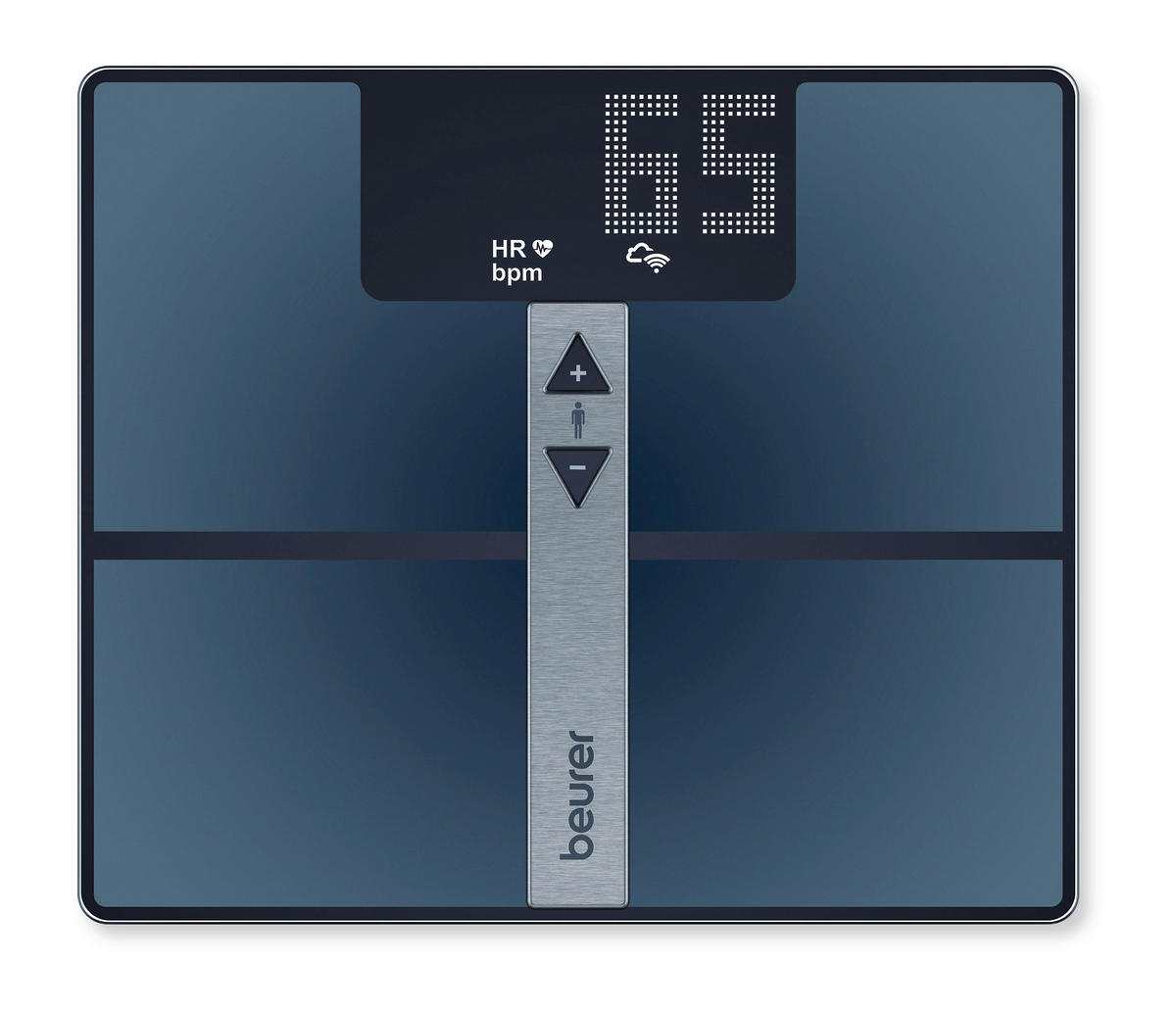 KÖRPERANALYSEWAAGE - Dunkelblau, Basics, Glas (4.5/32.7/40cm) - Beurer