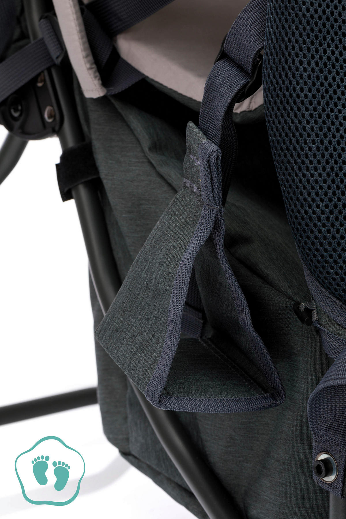 RÜCKENTRAGE Adventure  - Dunkelgrau/Beige, Basics, Textil (30/73/85cm) - Fillikid