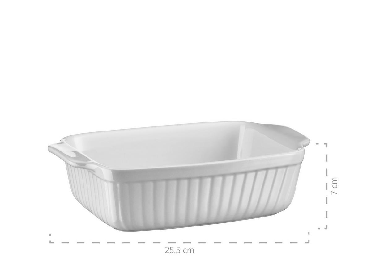 BACKFORMENSET Kitchen Time  - Weiß, Basics, Keramik (37/30,5/15,5cm) - Mäser