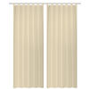 SCHLAUFENVORHANG blickdicht  - Beige, Basics, Textil (130/245cm)