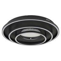 STROPNÍ LED SVÍTIDLO, 51,1/10,8 cm  - bílá/černá, Design, kov/plast (51,1/10,8cm) - Globo