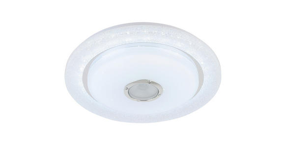 LED-DECKENLEUCHTE 38/8 cm - Chromfarben/Weiß, Trend, Kunststoff/Metall (38/8cm) - Novel