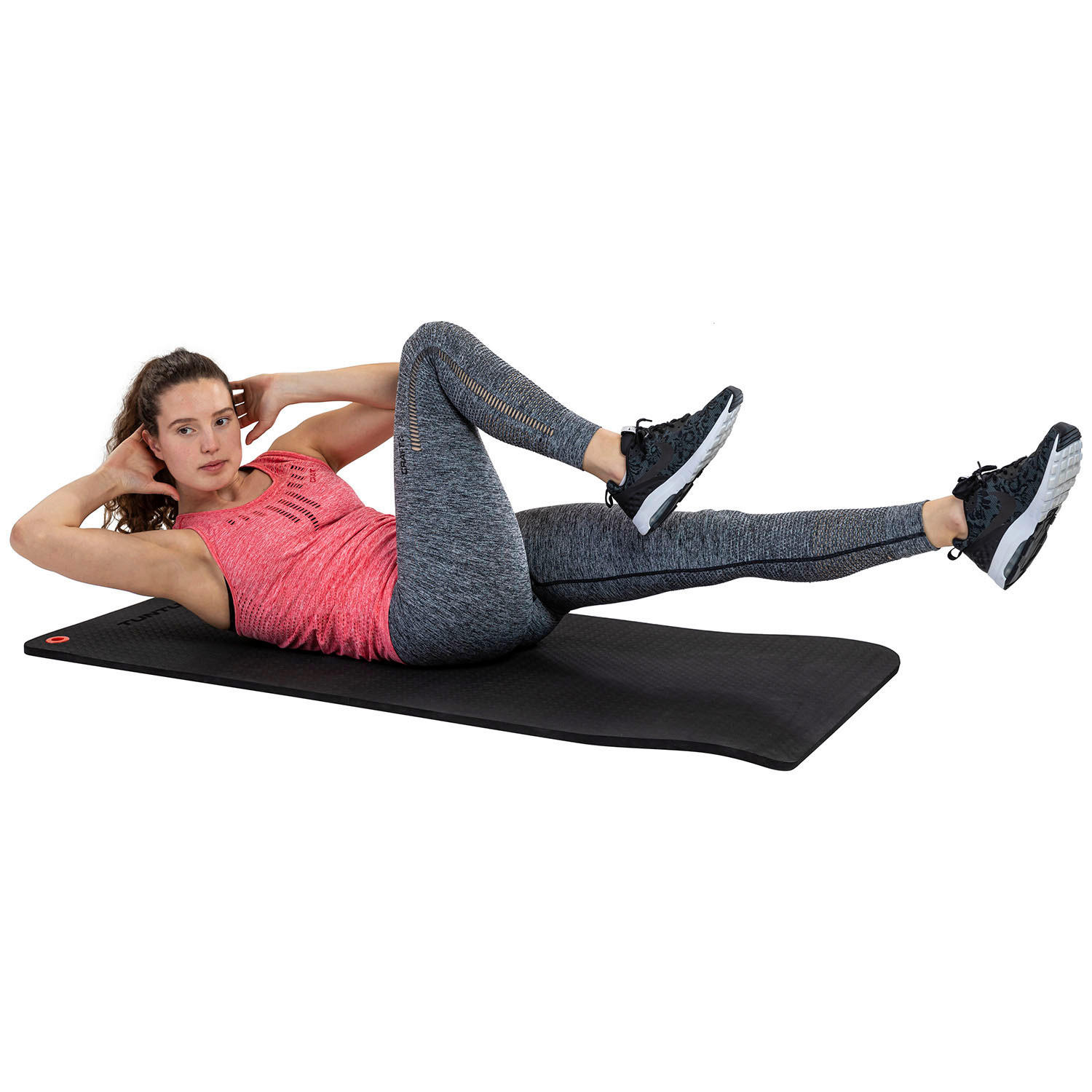 FITNESSMATTE - Schwarz, KONVENTIONELL, Kunststoff (140/60/1,5cm)