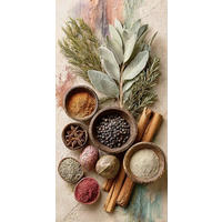 LEINWANDBILD Essen & Trinken, Gewürze 20/40 cm  - Multicolor, Basics, Holz/Papier (20/40cm) - Euroart