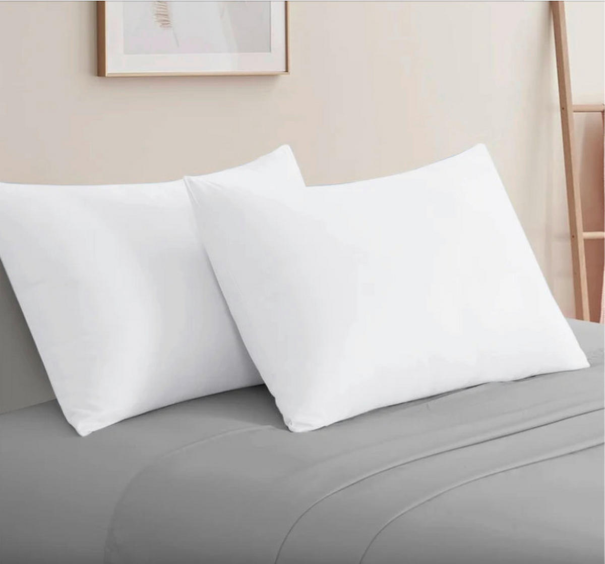 PÁRNAHUZAT 40/50 cm  - fehér, Basics, textil (40/50cm)