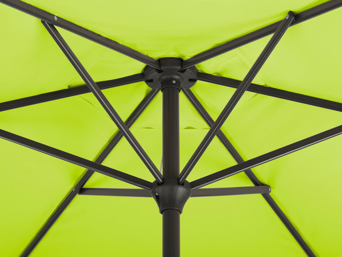 SONNENSCHIRM   - Anthrazit/Hellgrün, Basics, Textil/Metall (220/210/220cm) - Schneider