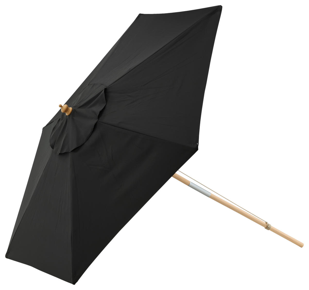 SONNENSCHIRM 250 cm  - Schwarz, KONVENTIONELL (250/232cm) - Gardenson