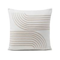 POŤAH NA VANKÚŠ  50/50 cm - taupe, Basics (50/50cm) - Novel