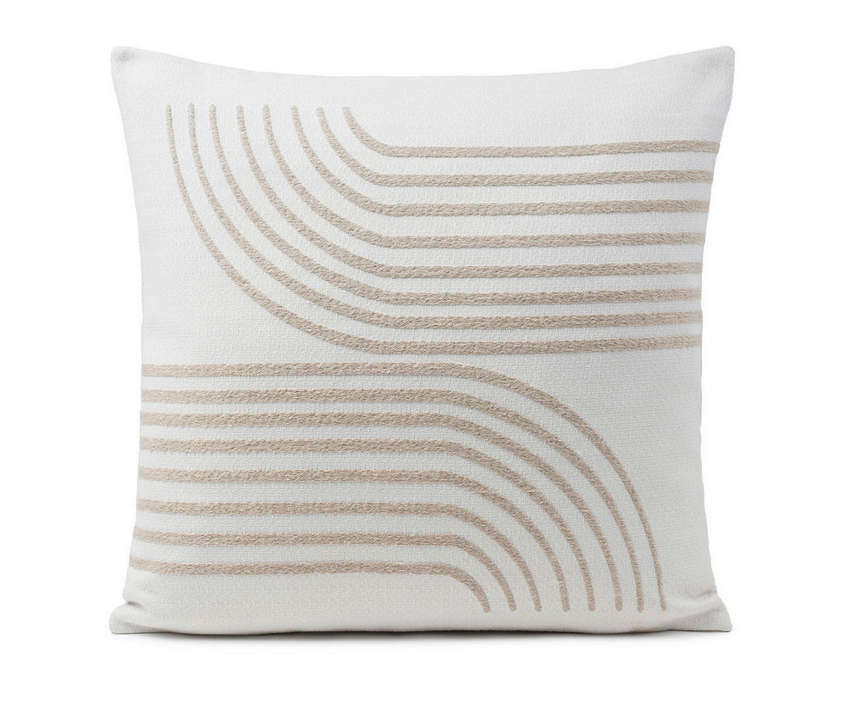 POŤAH NA VANKÚŠ  50/50 cm - taupe, Basics (50/50cm) - Novel