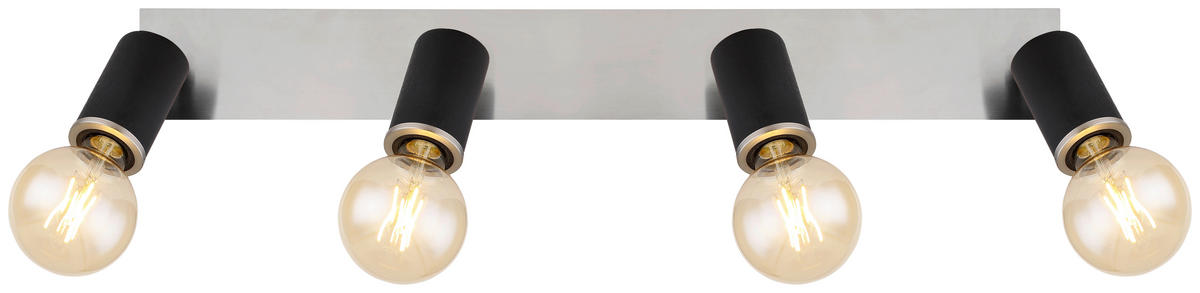 REFLEKTOR     80/10/18 cm          - črna, Basics, kovina/les (80/10/18cm) - Globo