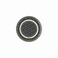 DESERTNI TANJIR  keramika  porcelan  - crna, Osnovno, keramika (17/2cm) - Versace