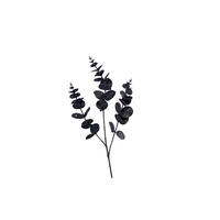 KUNSTBLUME - Schwarz, Basics, Kunststoff (63cm)