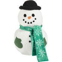 ZIERKISSEN OLAF 42/27 cm  - Schwarz/Weiß, Design, Textil (42/27cm) - X-Mas