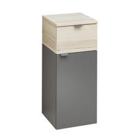 UNTERSCHRANK 30/71,6/33 cm   - Dunkelgrau/Pinienfarben, KONVENTIONELL, Glas/Holzwerkstoff (30/71,6/33cm) - Pelipal