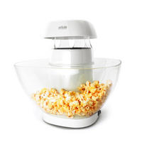 POPCORNMASCHINE  - Transparent/Weiß, Basics, Kunststoff (29/28/29cm) - Silva Homeline