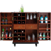 BARSCHRANK Braun, Schwarz  - Schwarz/Braun, Trend, Holzwerkstoff/Kunststoff (66/83/44,5cm) - Kare-Design