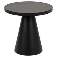 COUCHTISCH in Metall, Glas, Keramik  - Schwarz, KONVENTIONELL, Glas/Keramik (46/45cm) - MID.YOU