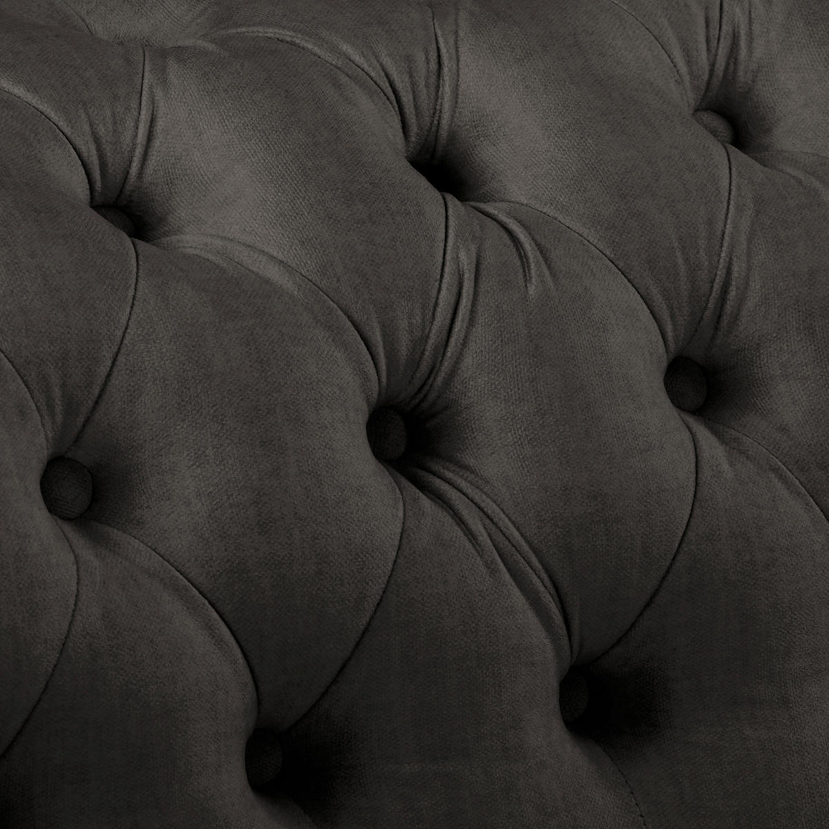 ECKSOFA Laura in Mikrofaser Anthrazit  284/182 cm  - Anthrazit/Creme, Design, Holz/Textil (284/182cm) - P & B