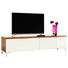 LOWBOARD 180/45,8/46 cm - Chromfarben/Eichefarben, Design, Glas/Holzwerkstoff (180/45,8/46cm) LOWBOARD 180/45,8/46 cm - Chromfarben/Eichefarben, Design, Glas/Holzwerkstoff (180/45,8/46cm)