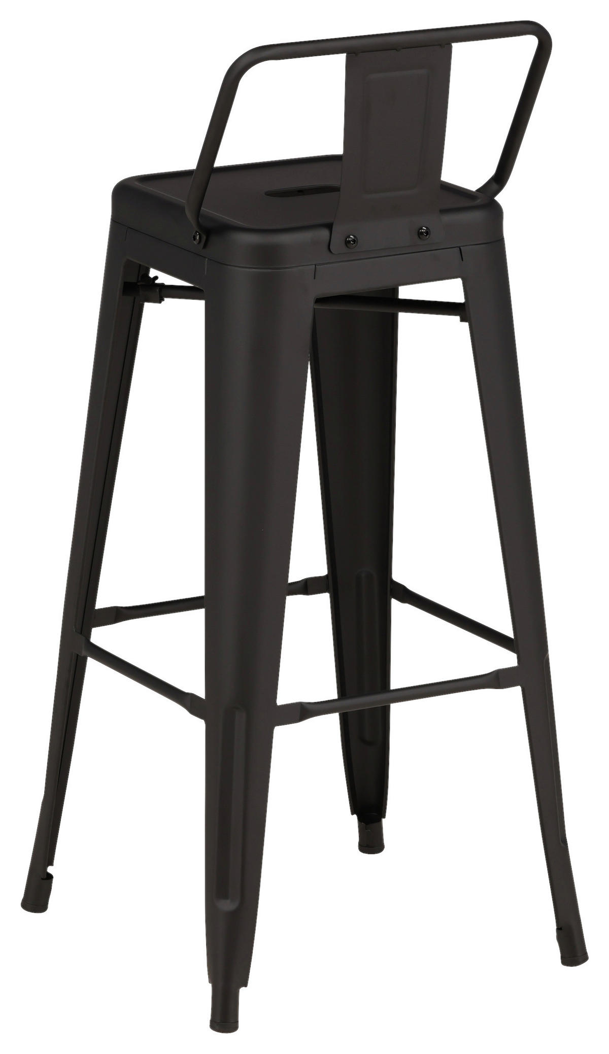 BARHOCKER-SET in Schwarz  - Schwarz, Design, Metall (43/94/43cm) - Livetastic