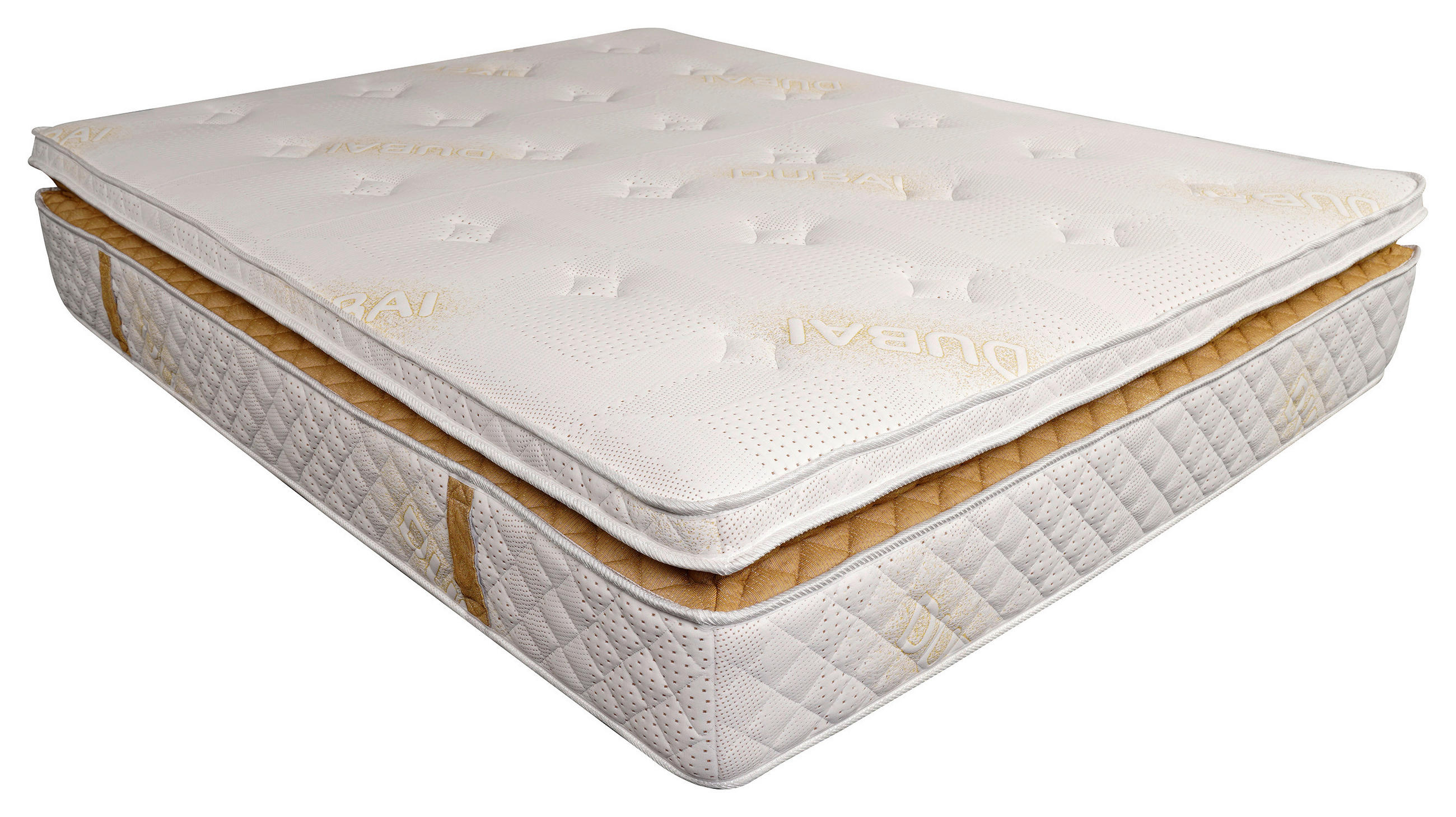 TÁSKARUGÓS MATRAC 80/200 cm  - fehér, Modern, textil (80/200cm) - Novel