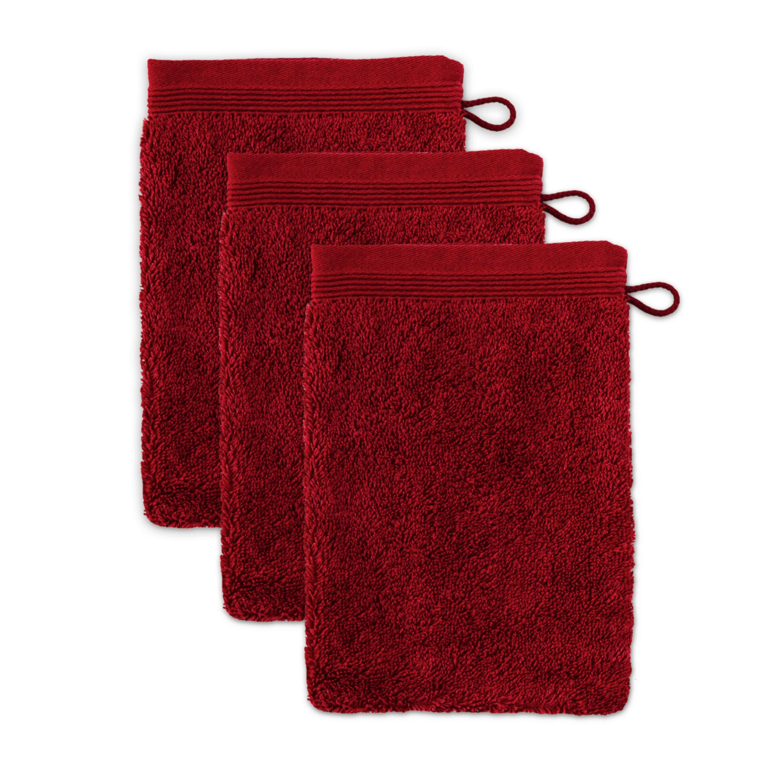 FROTTIERSET Superwuschel Rot  - Rot, Basics, Textil (15/20cm) - Moeve