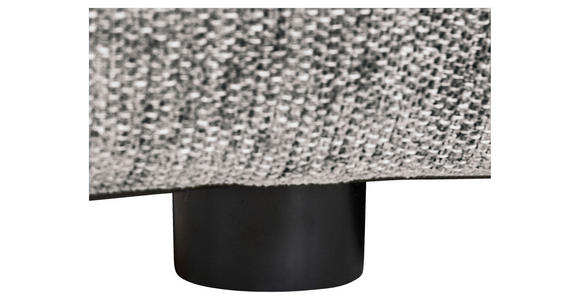 ECKSOFA Grau Flachgewebe - Schwarz/Grau, KONVENTIONELL, Kunststoff/Textil (292/189cm) - Carryhome