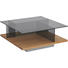 COUCHTISCH in Glas, Holzwerkstoff 80/80/35 cm - Eichefarben, Design, Glas/Holzwerkstoff (80/80/35cm) - Hülsta COUCHTISCH in Glas, Holzwerkstoff 80/80/35 cm - Eichefarben, Design, Glas/Holzwerkstoff (80/80/35cm) - Hülsta