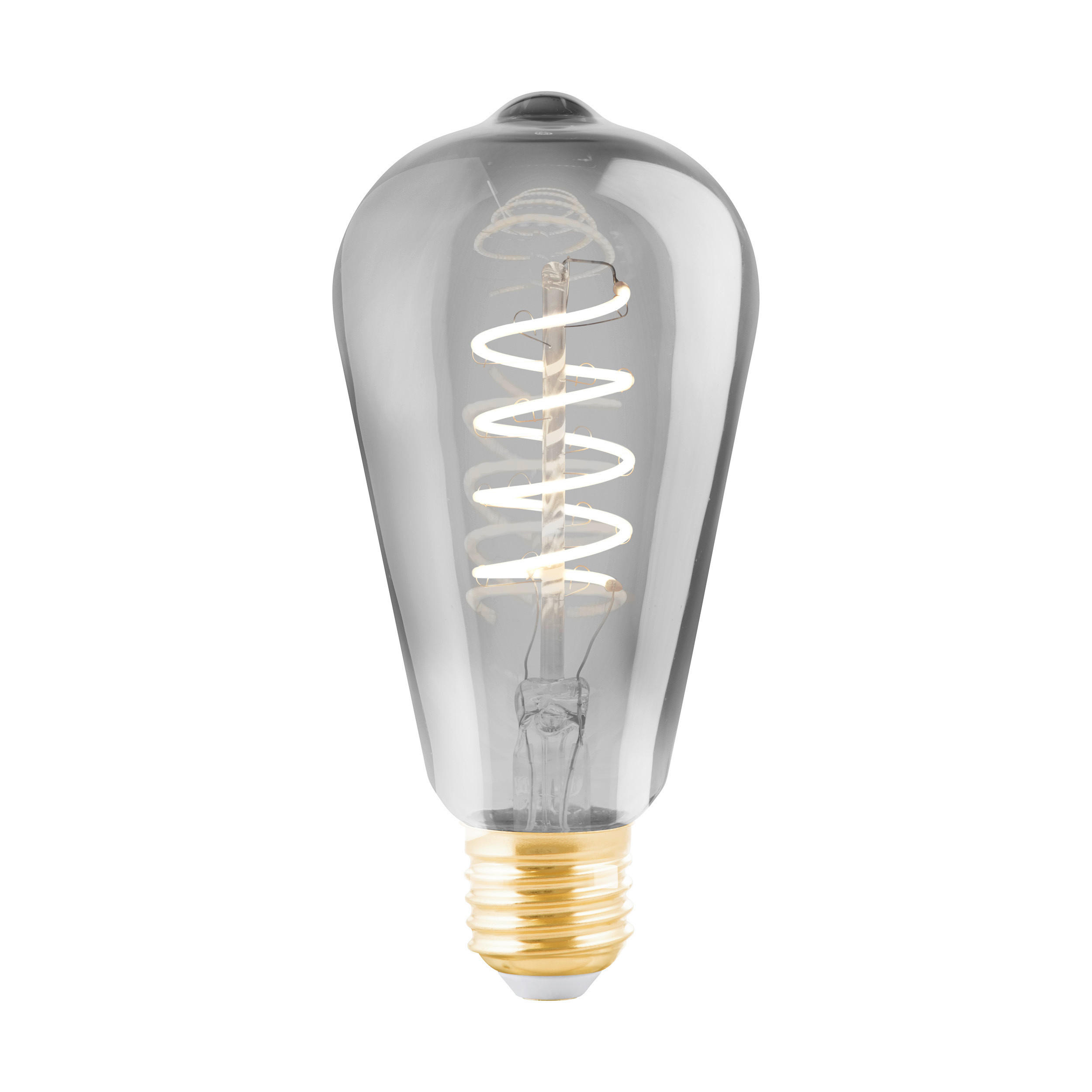 LED-LJUSKÄLLA   E27 4 W  - svart, Basics, glas (6,4/14,2cm) - Eglo