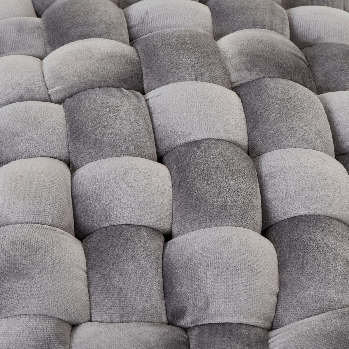 TABURE, les, tekstil siva  - svetlo rjava/siva, Trend, tekstil/les (40/40/40cm) - Xora