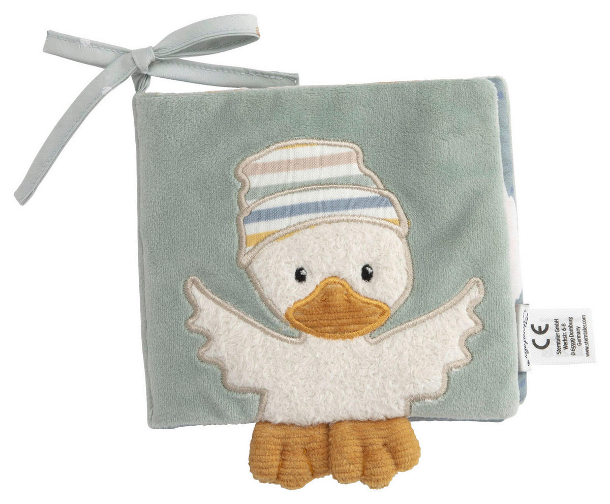 STOFFBUCH Edda  - Grün, Basics, Textil (11,5/13/4cm) - Sterntaler