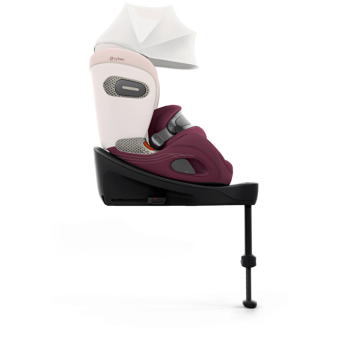 KINDERAUTOSITZ Anoris Si Style Quartz Pink  - Hellrosa, Basics, Kunststoff/Textil (68,9/48/64,1cm) - cybex PLATINUM